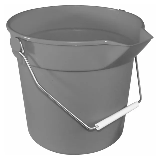 Impact Deluxe Hvy-Dty Bucket 10Qt Gray 5510