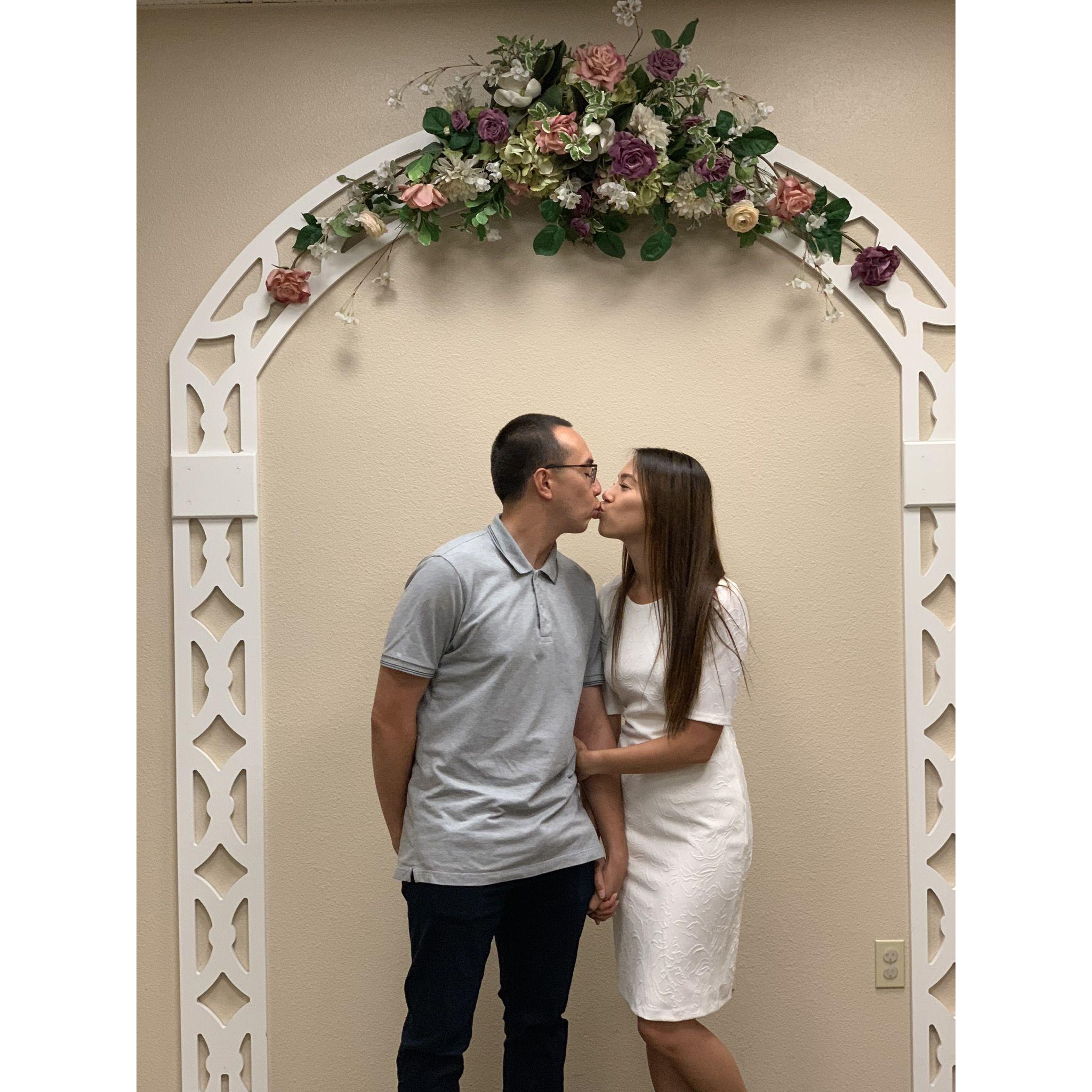 We cannot believe we are going from eloping in 2019 to having a wedding reception in October 2024!