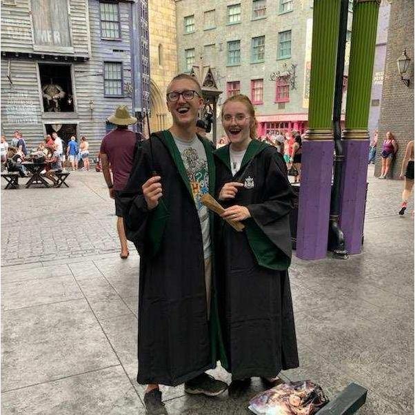 A couple of Harry Potter nerds