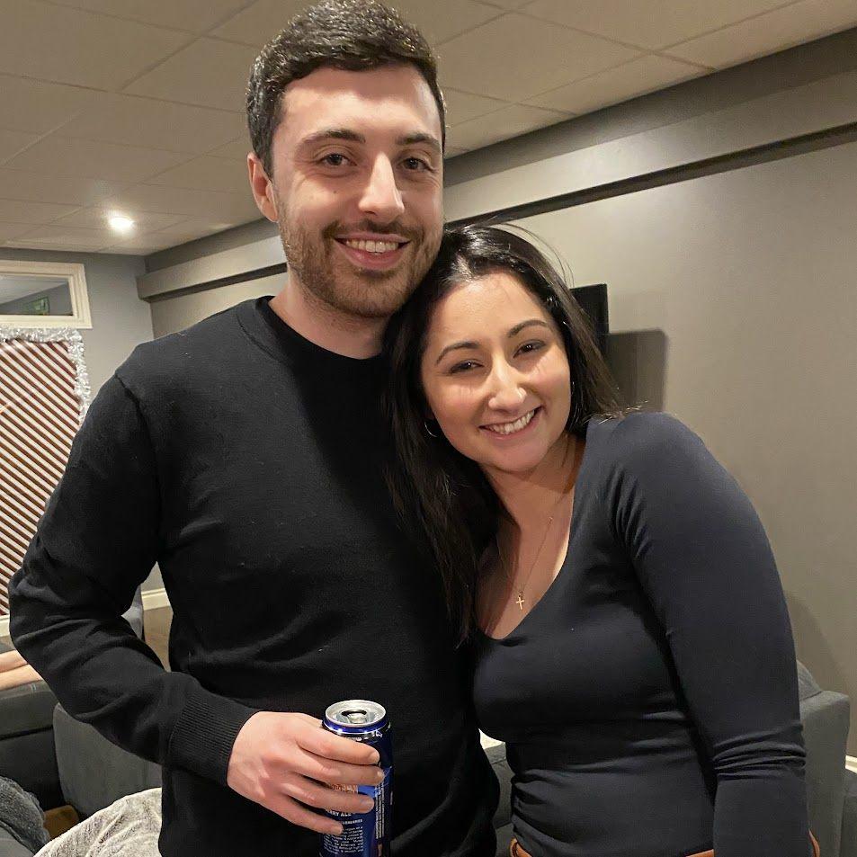 Our first photo together! - December 18, 2021