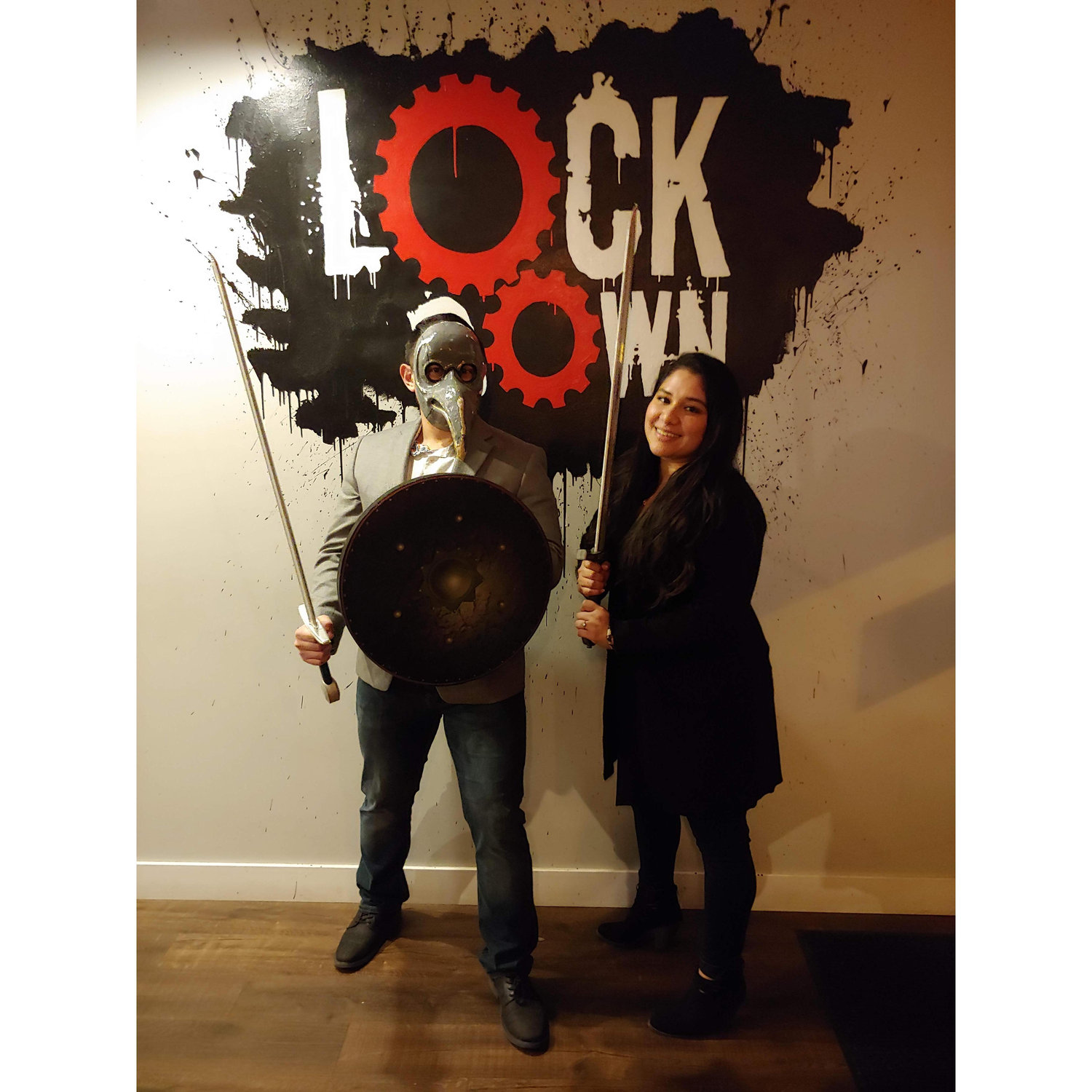 (Escape room-2019)
Mark and I love to try new things, something we discovered are escape rooms which are great ways to work together. Yes, we ACTUALLY work well together.