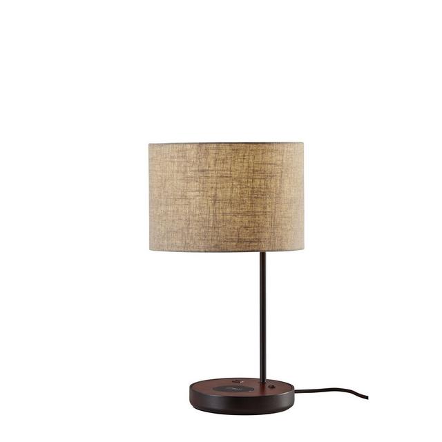 Adesso Oliver Wireless Charging Table Lamp