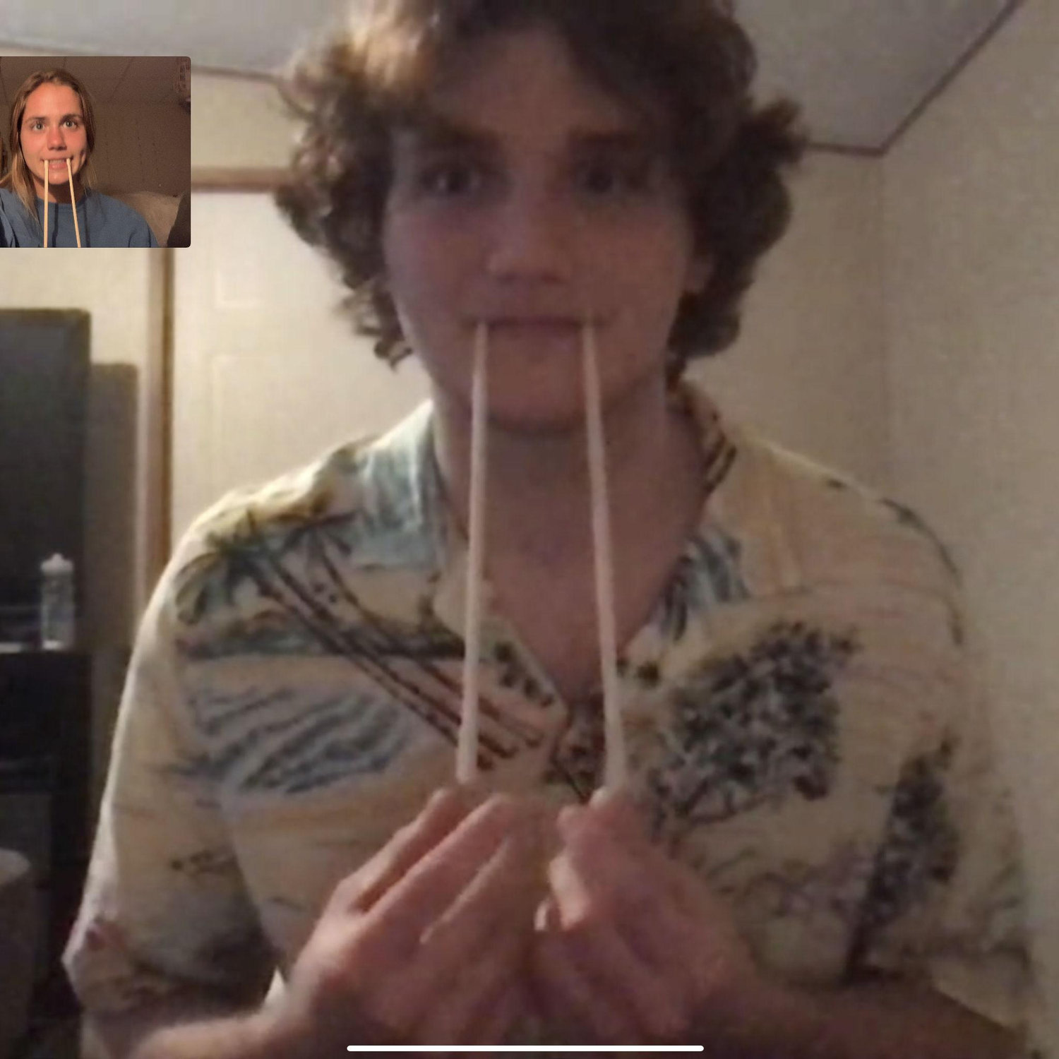 Lots of facetime dates - long distance :)