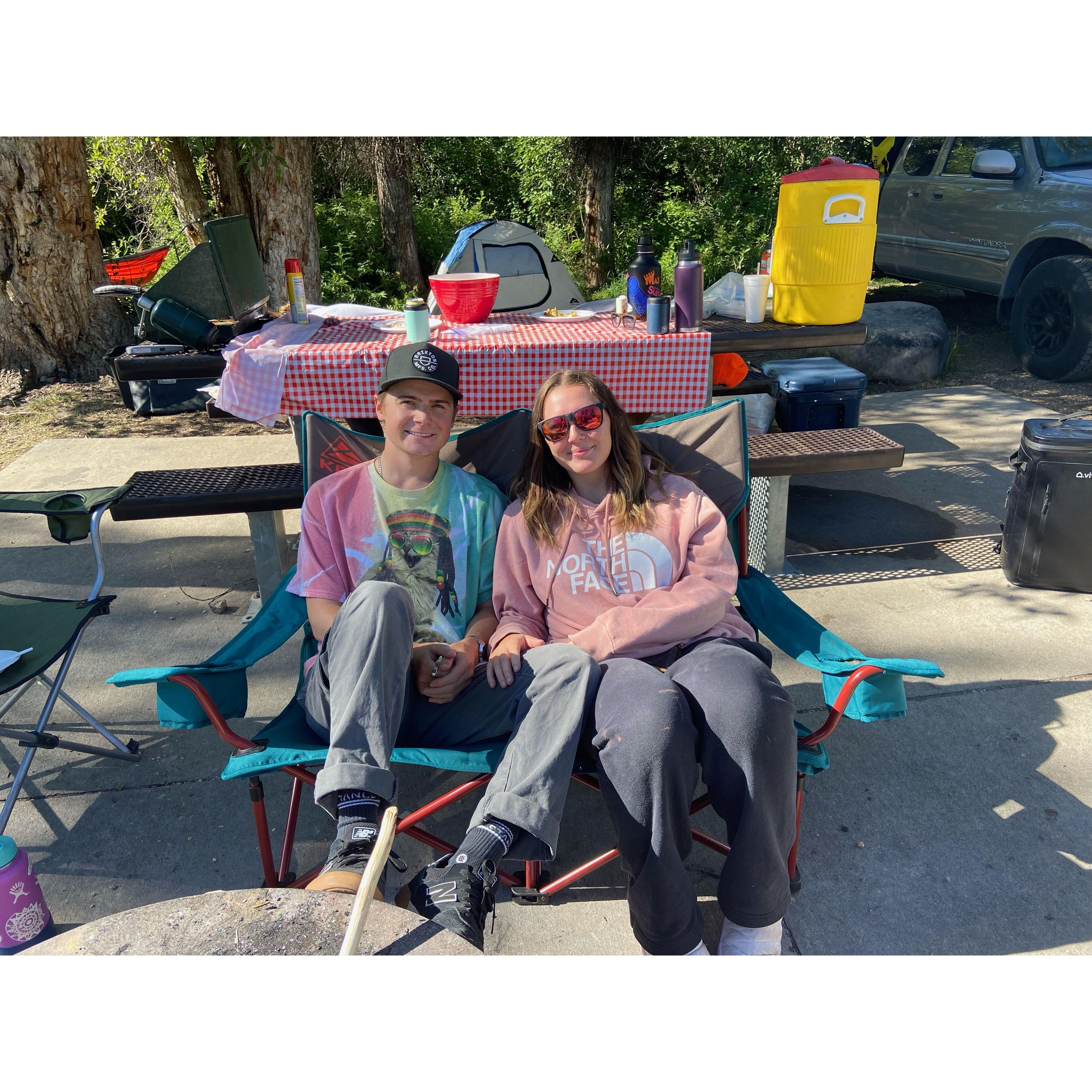 camping at Causey