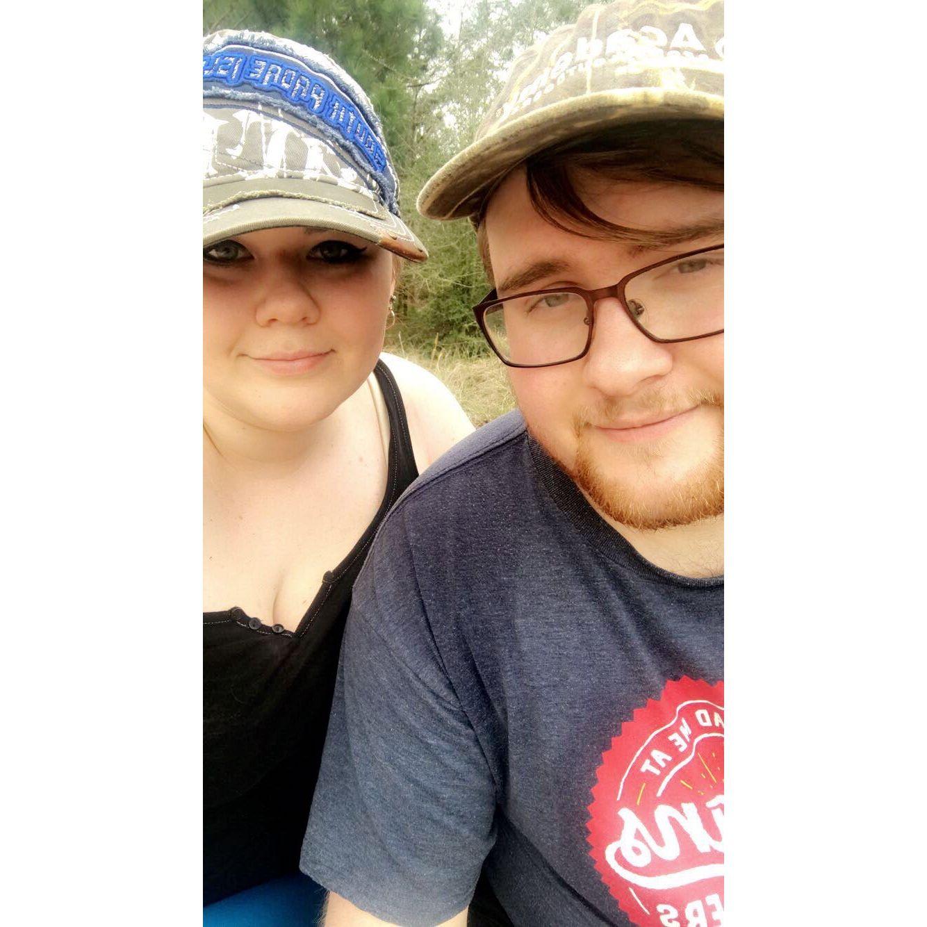 Our first hiking date.