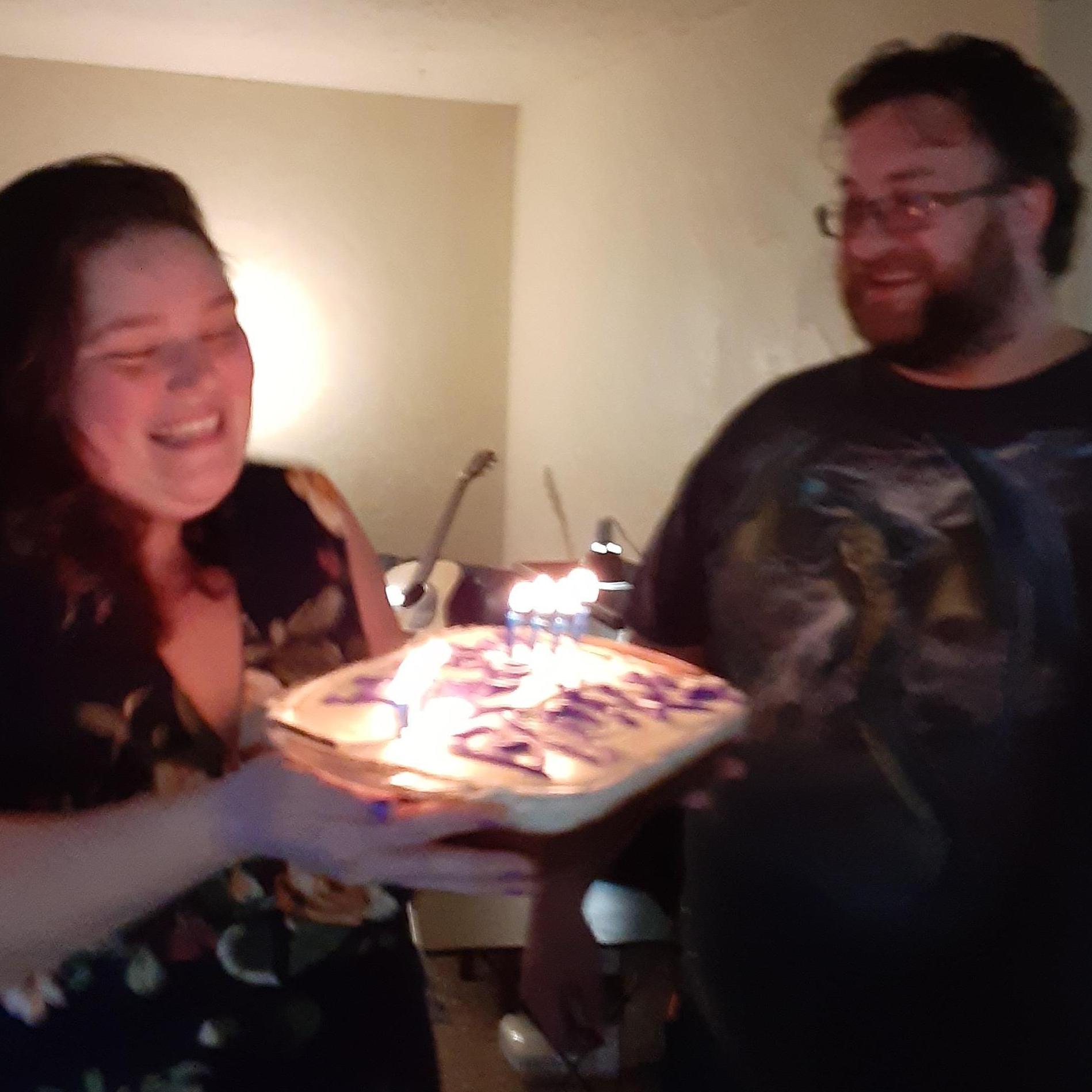 My Birthday 
Joe made my cake himself!!