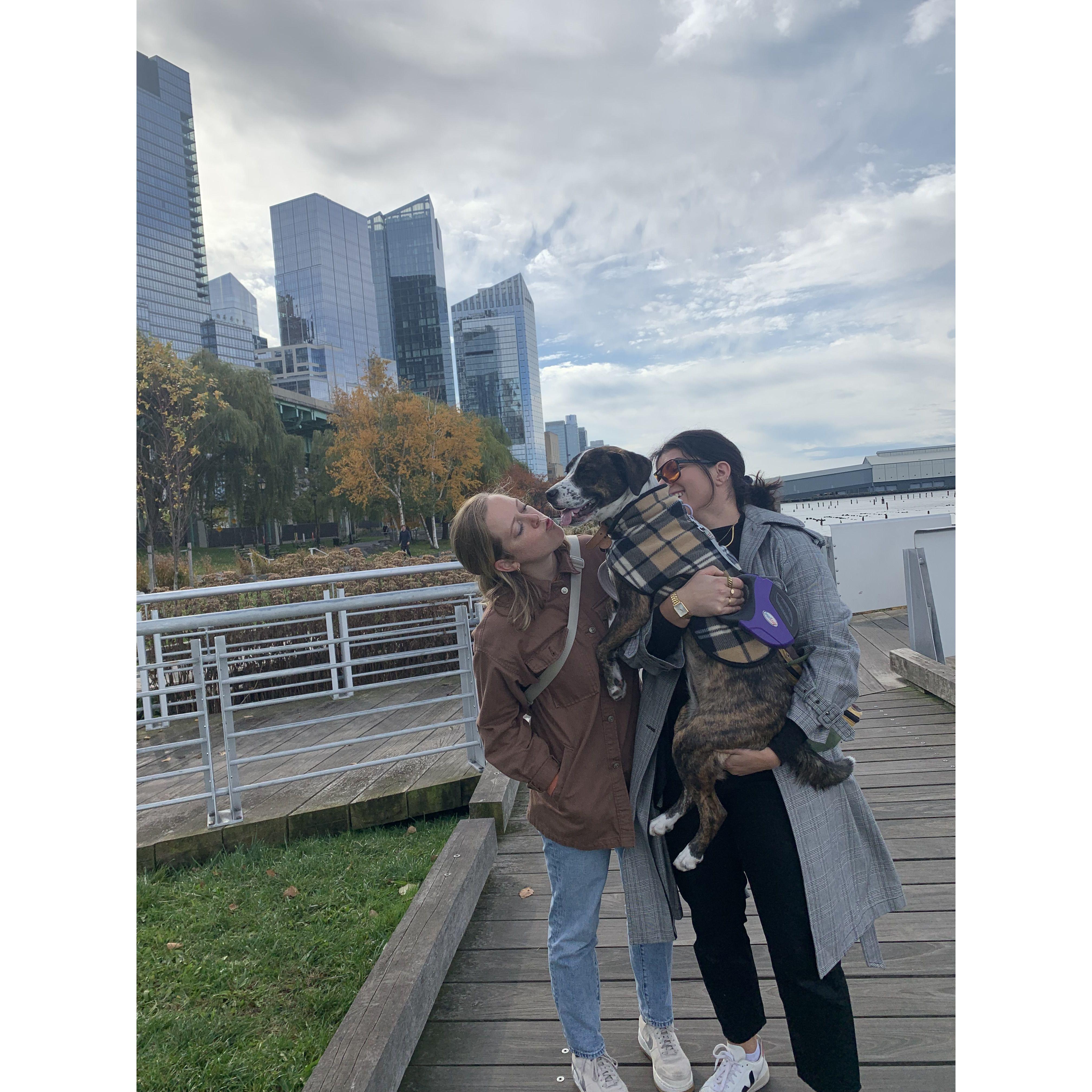We went on many west side highway walks together.