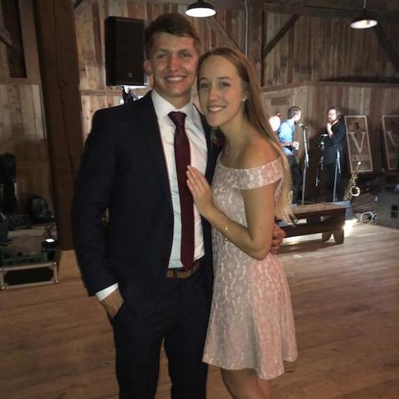 At Caitlyn and Justin's wedding in October 2018! We had a great time on the dance floor!
