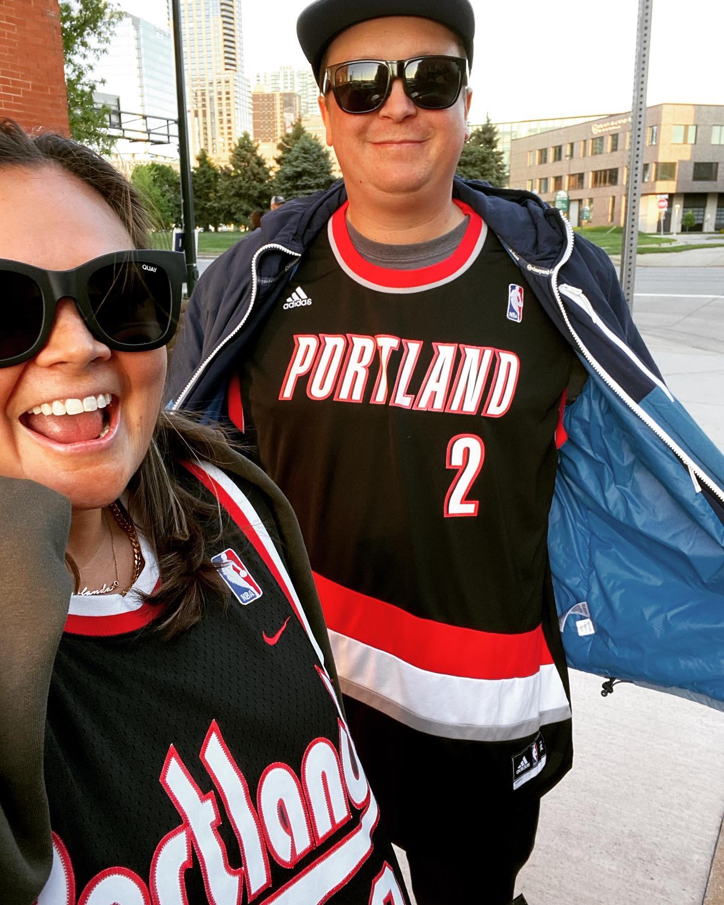 Blazers v Nuggets playoff game. 2021.