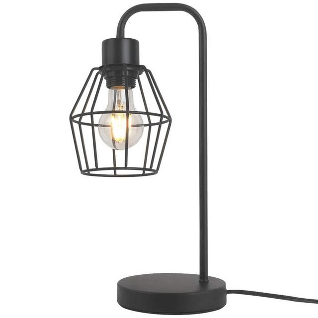 Premier Industrial Table Lamp, Bedside Desk Lamp for Nightstand, Vintage Edison Reading Lamp for Bedroom, Living Room, Dorm, E26 by LIUSUN LIULU