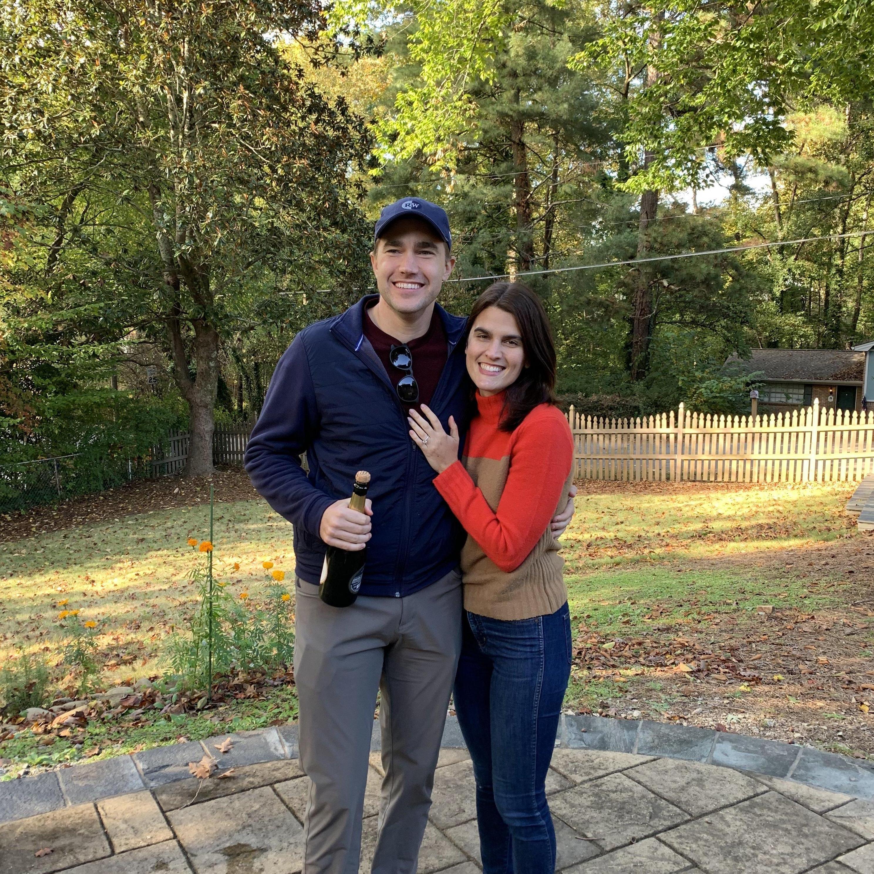 Celebrating our engagement!