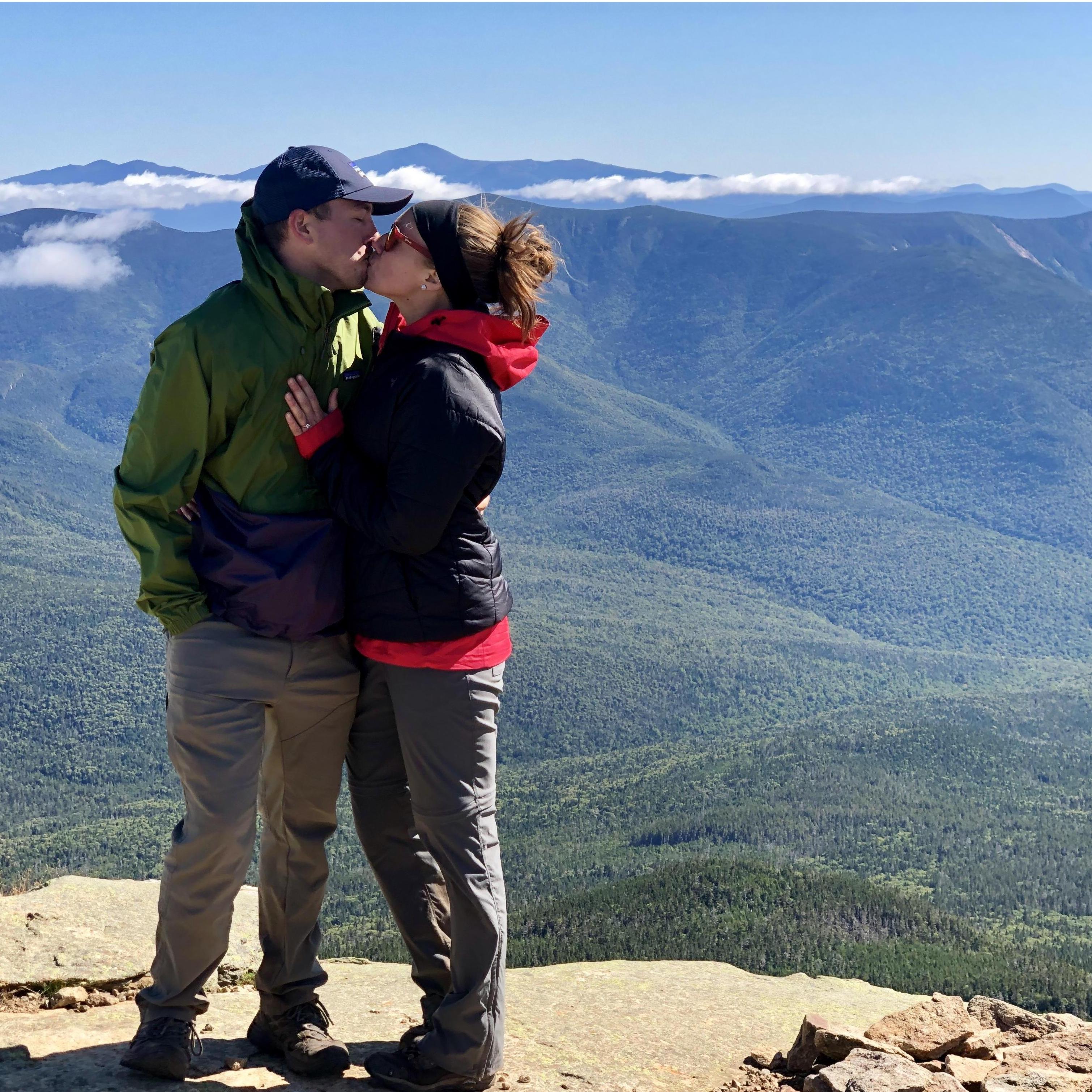 Where the big question was asked! 
Mount Lafayette 5,249′ New Hampshire