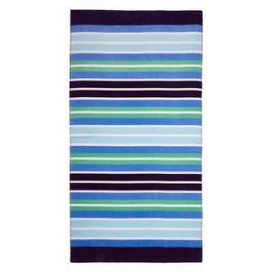 Stripe Beach Towel Cool Blue