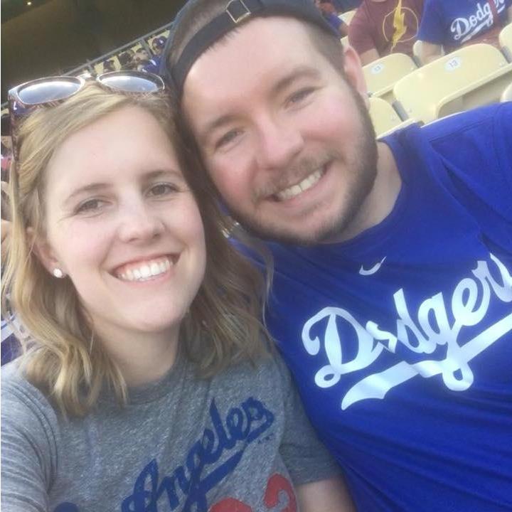 First West Coast trip! At a Los Angeles Dodgers game