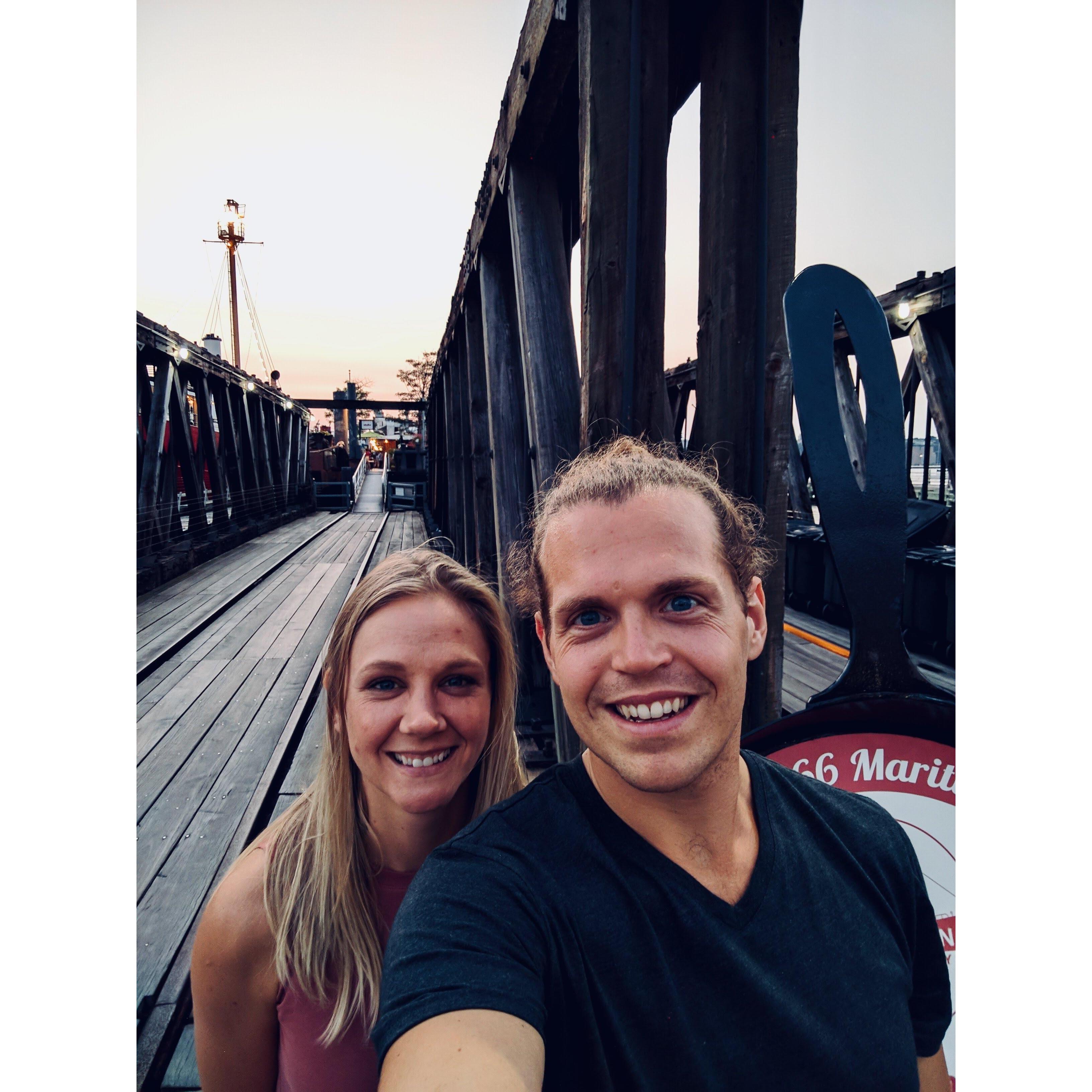 This was our first flight together! We went to visit my dear friend, KP for her wedding! We were able to spend about a week in the NYC area exploring.