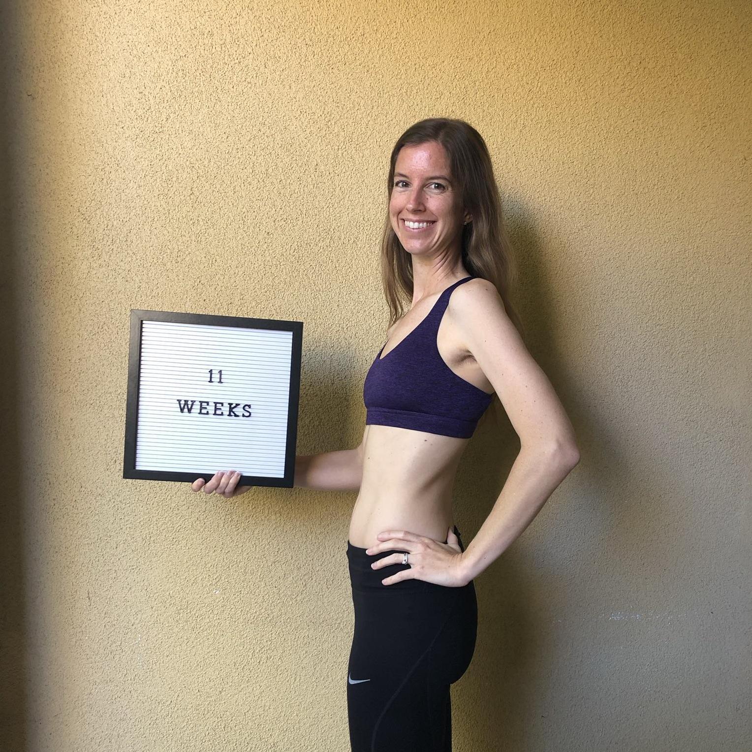 11 Weeks: The little guys is the size of a fig!