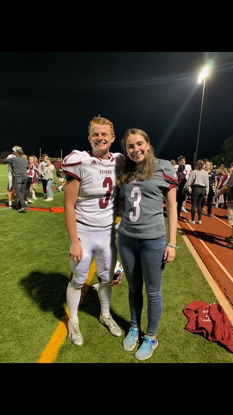 Luke’s high school football game