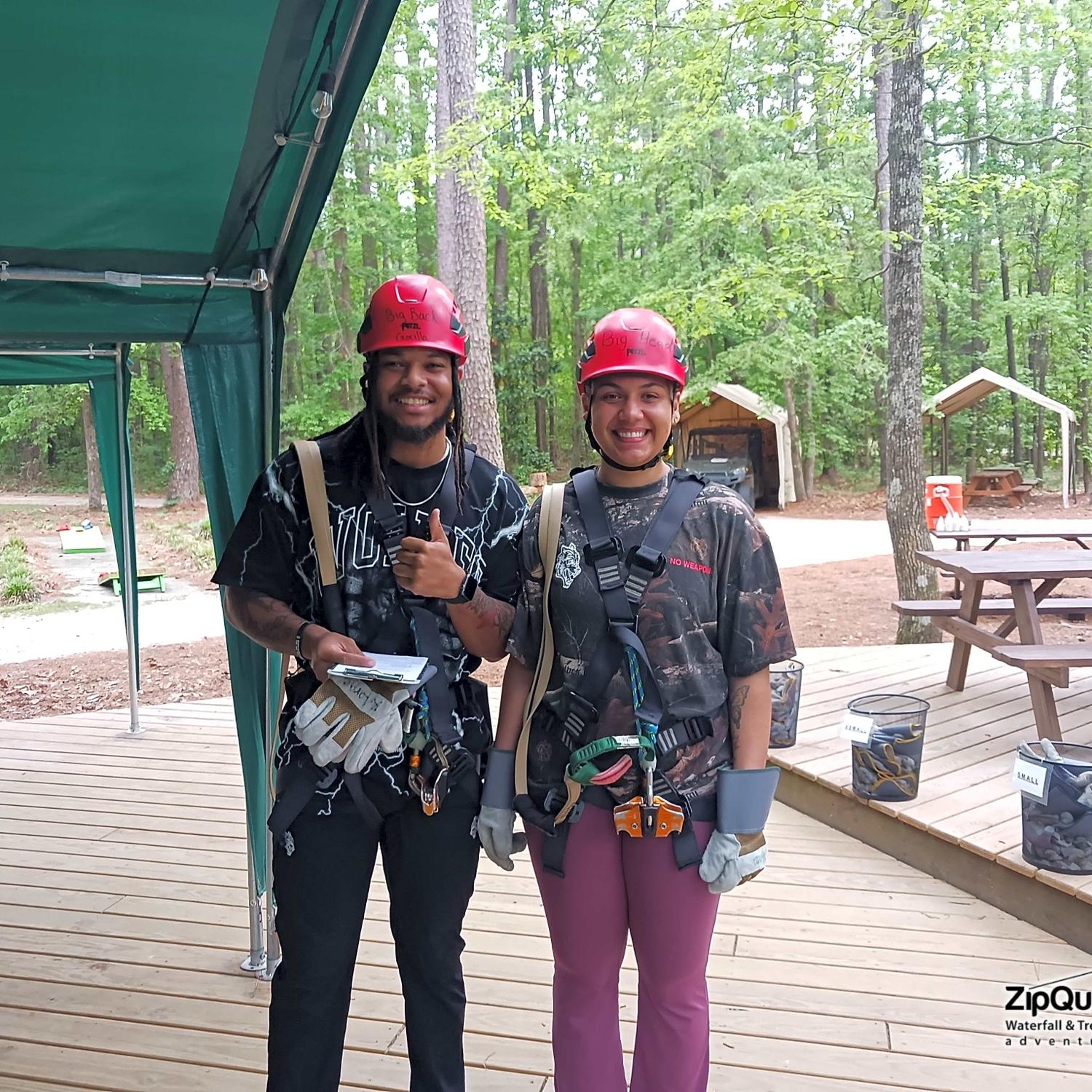 Ziplining date!