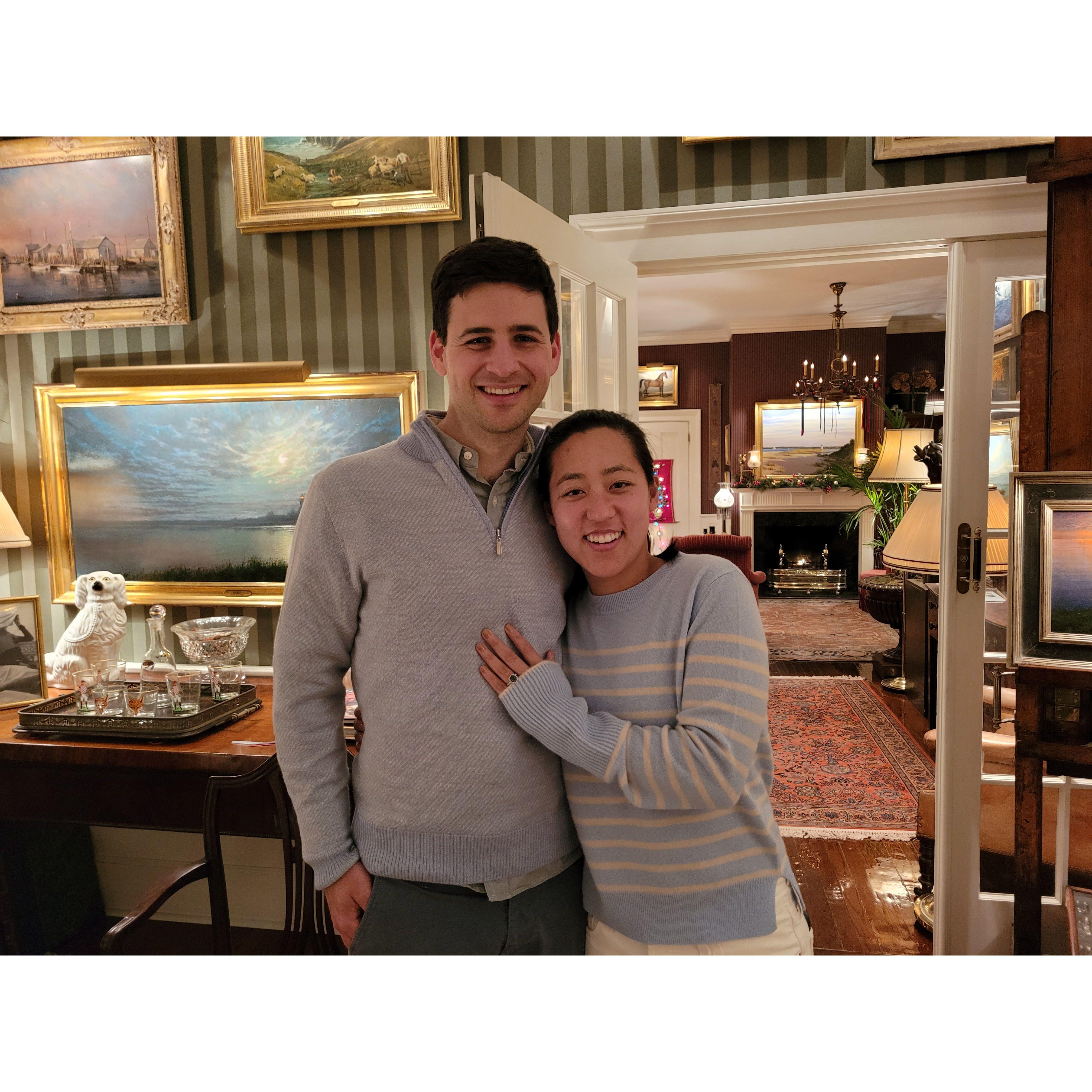 Dinner the night we got engaged :)