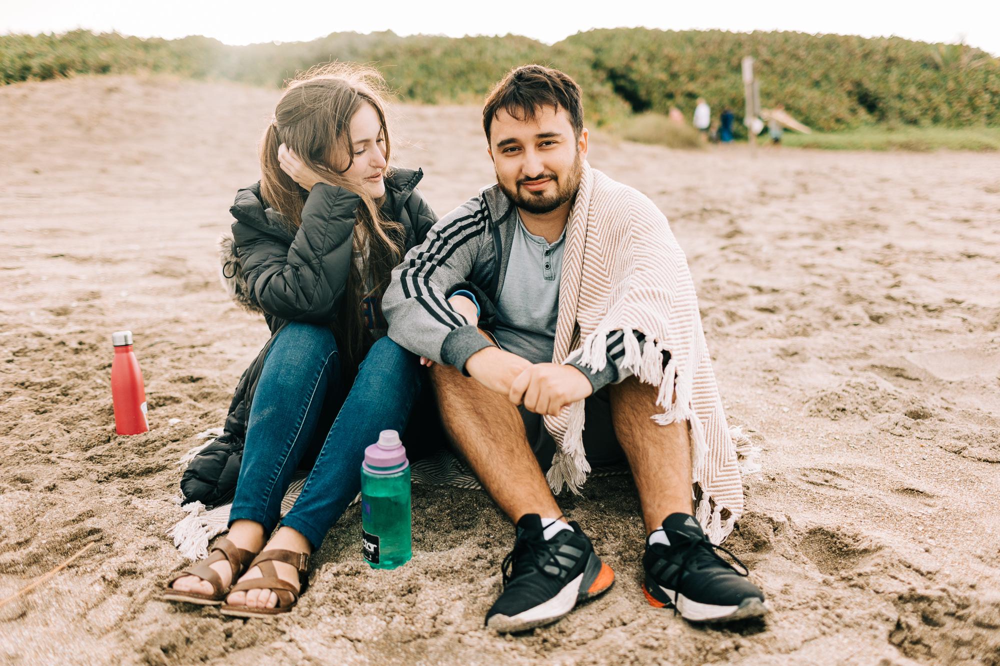 We are so thankful for our talented friend, Kylie, who snapped this picture of us at one of our favorite places- the beach!