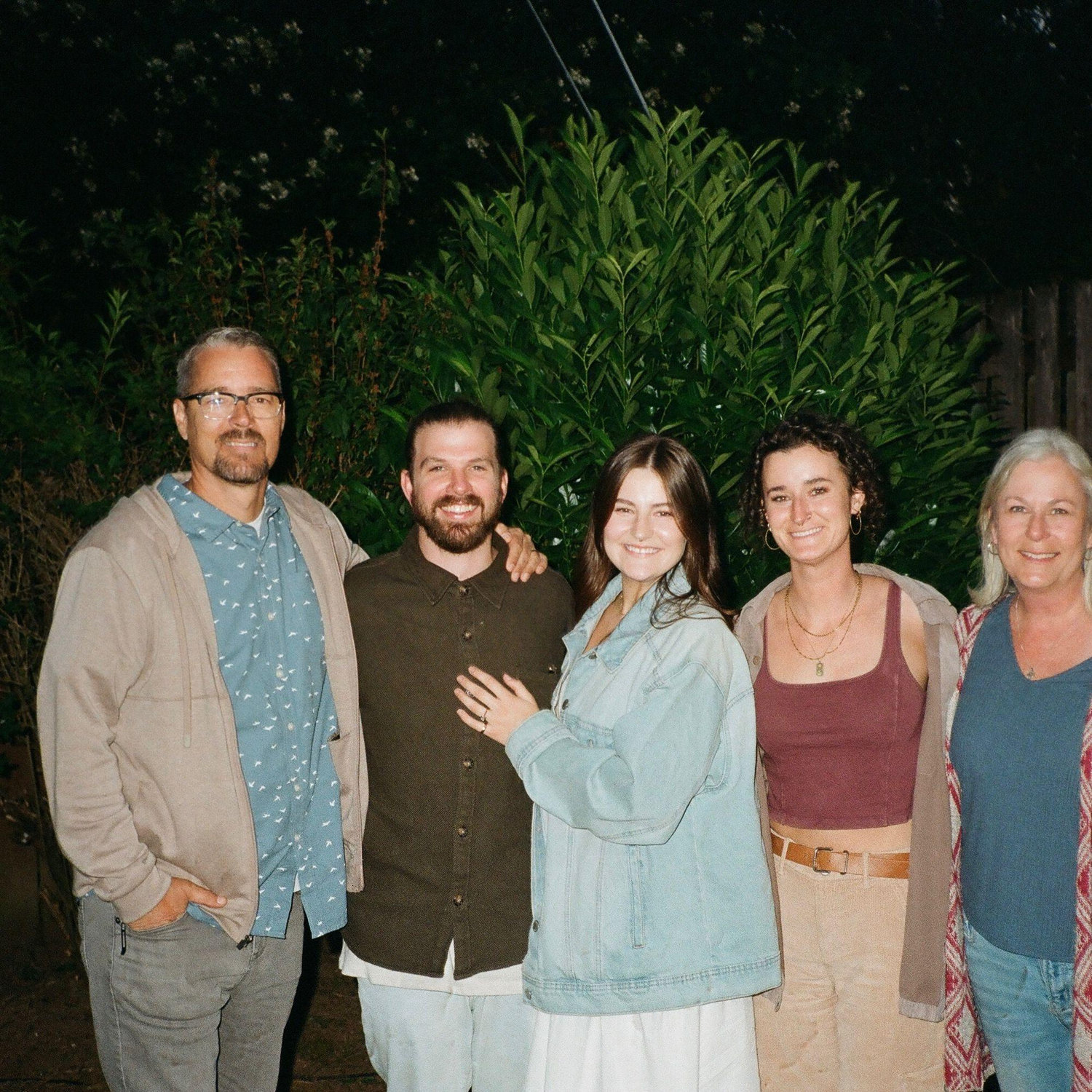 Marissa's side of the family at our engagement party