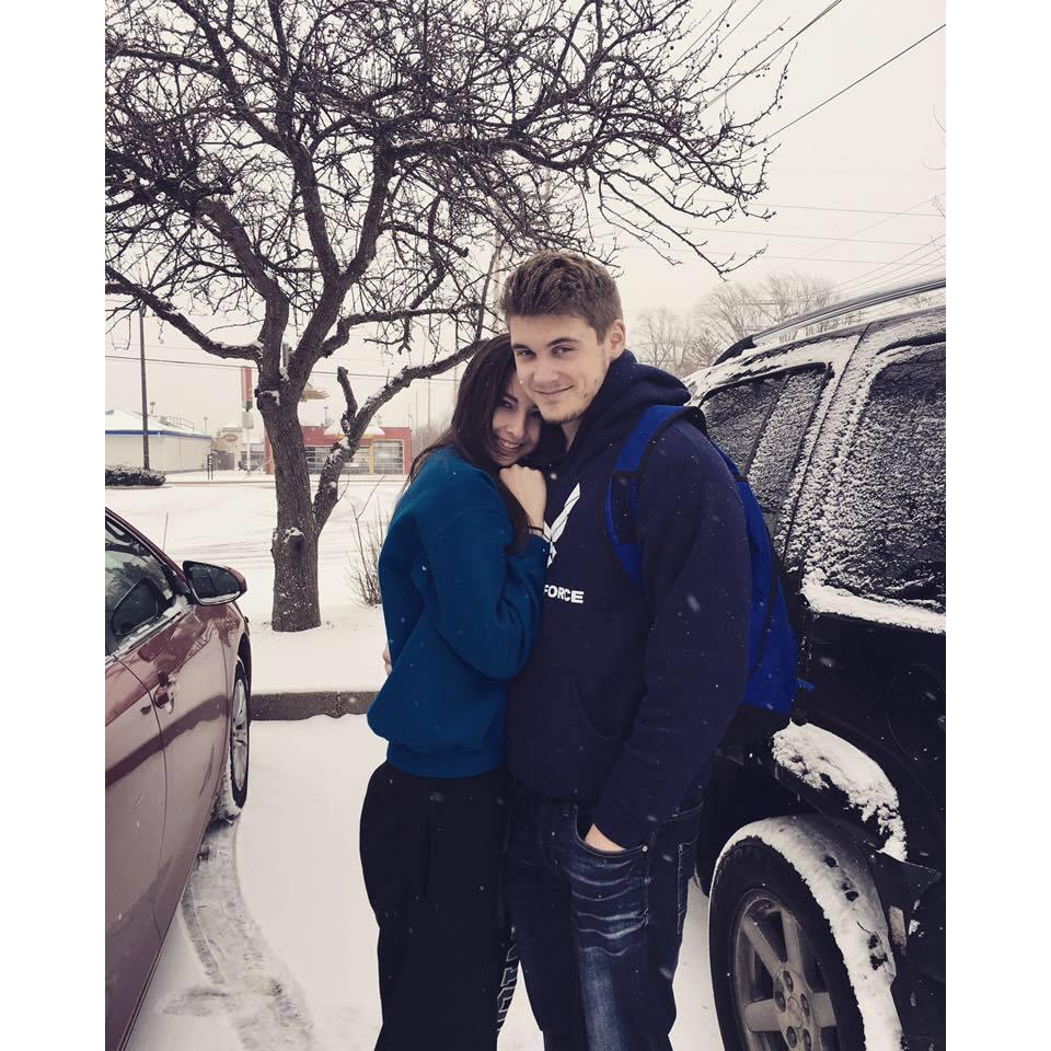 He left for BMT right after this photo was taken