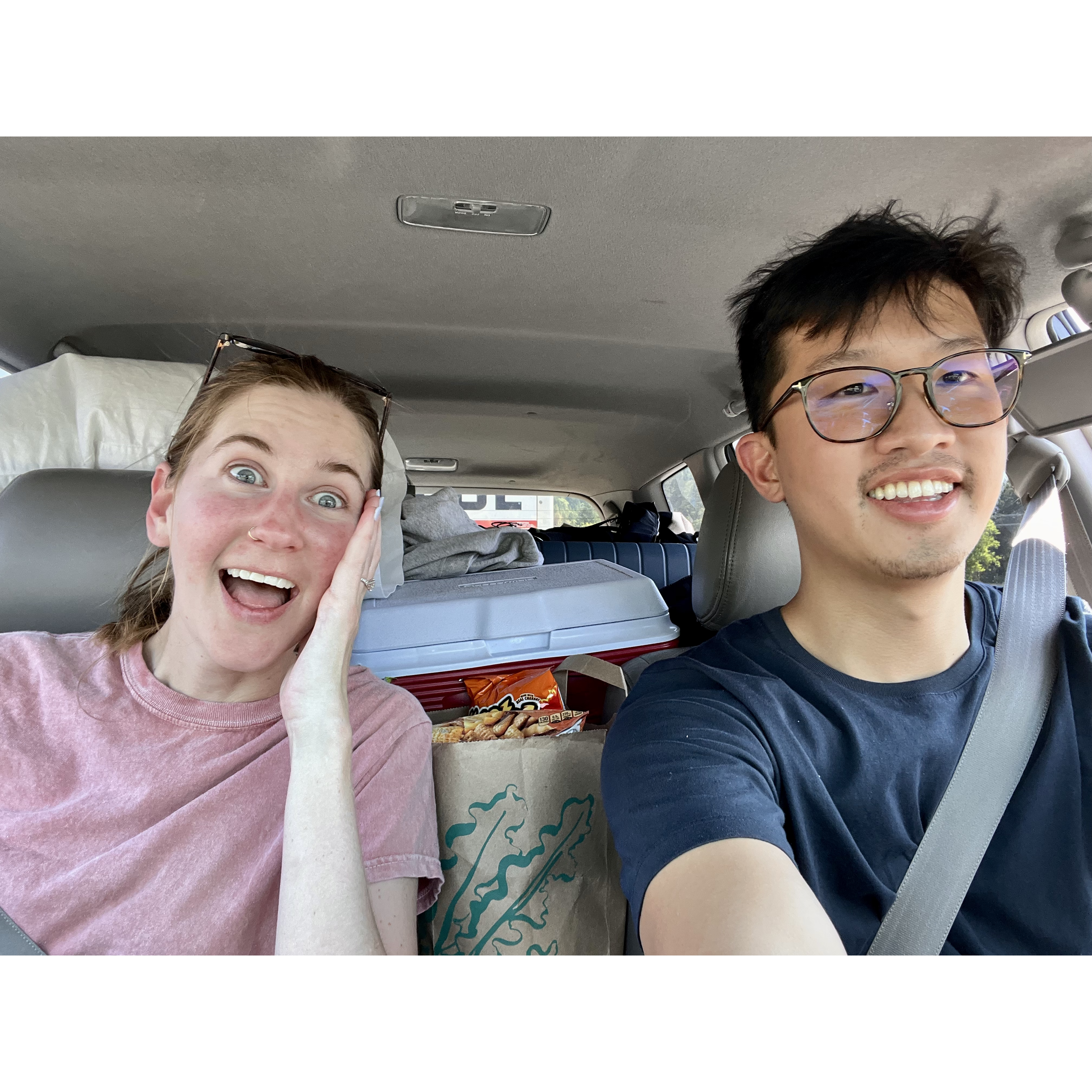 Moved to Seattle on the hottest day and our car broke down on the way. Fun times!