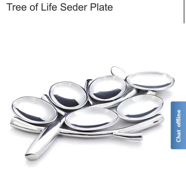 Nambe Seder Plate- tree of life