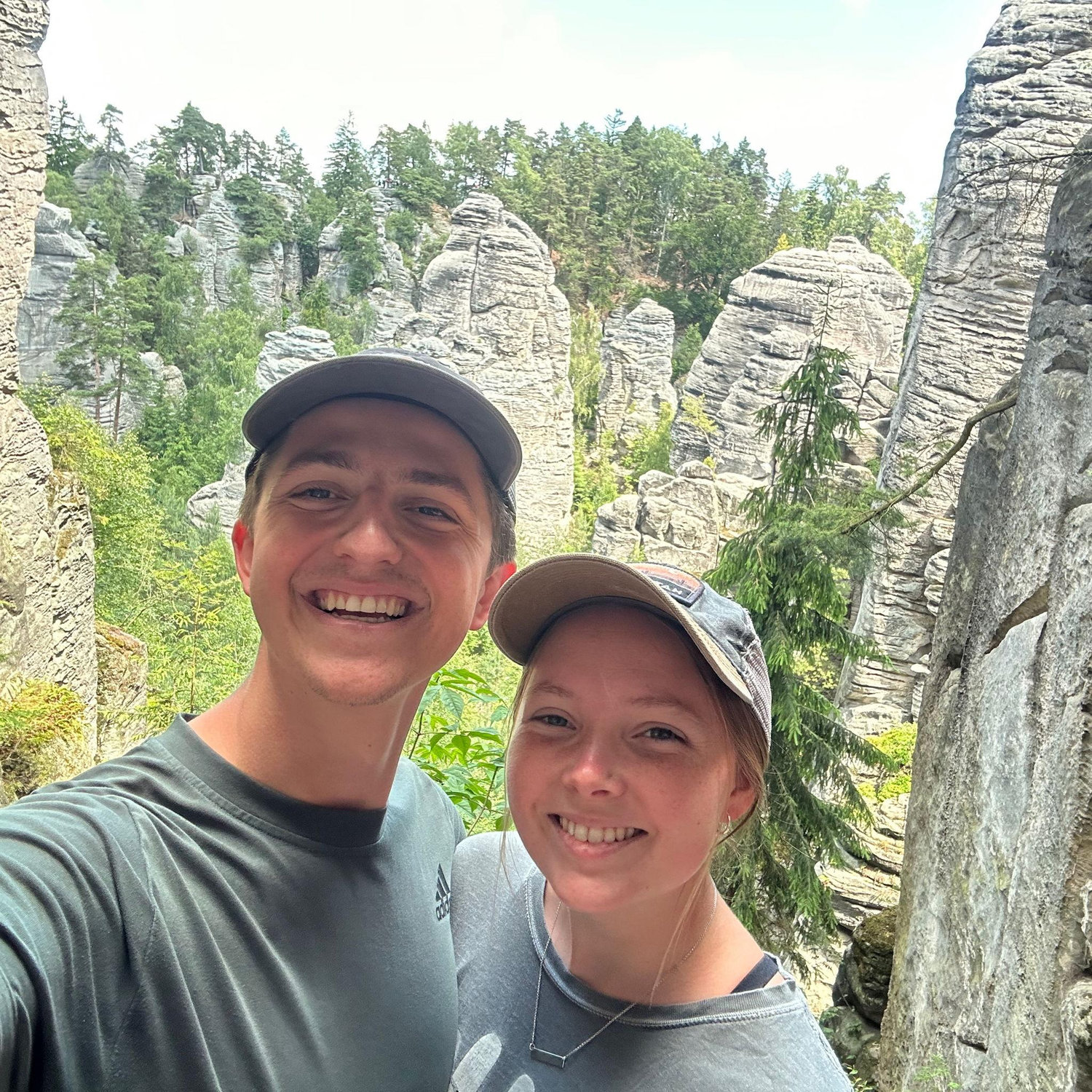 The Prachov Rocks in the Czech Republic