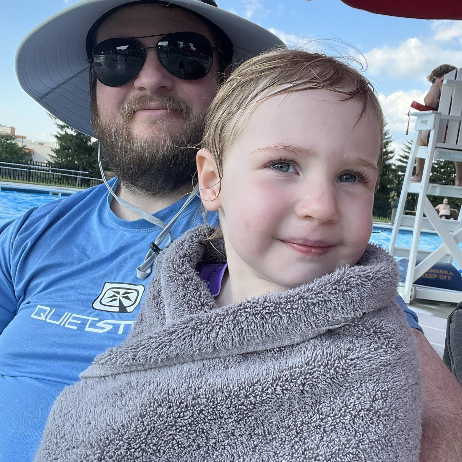 Pool day with Auntie ‘Em and the kiddos