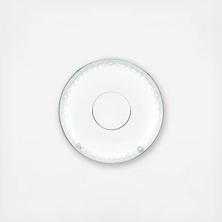 Empire Pearl Turquoise Tea Saucer