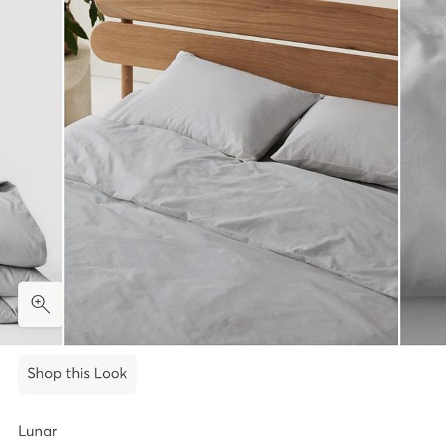 PACT Home Lunar Organic Cool-Air Percale Duvet Cover FQ