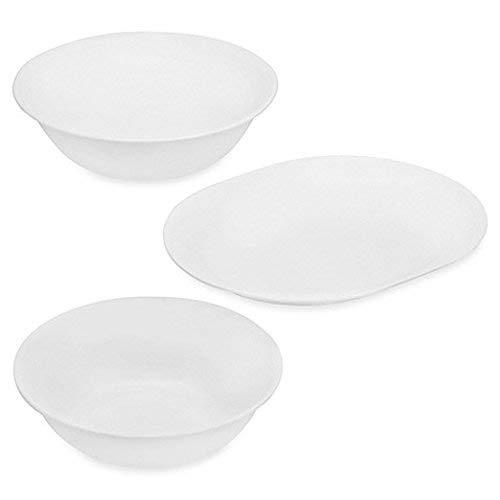 Corelle Livingware Luncheon Plate, Winter Frost White, Size: 8-1/2-Inch