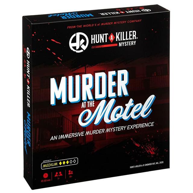 Hunt A Killer Murder at The Motel, Immersive Murder Mystery Game -Take on The Unsolved Case as an Independent Challenge, for Date Night or with Family & Friends as Detectives for Game Night, Age 14+