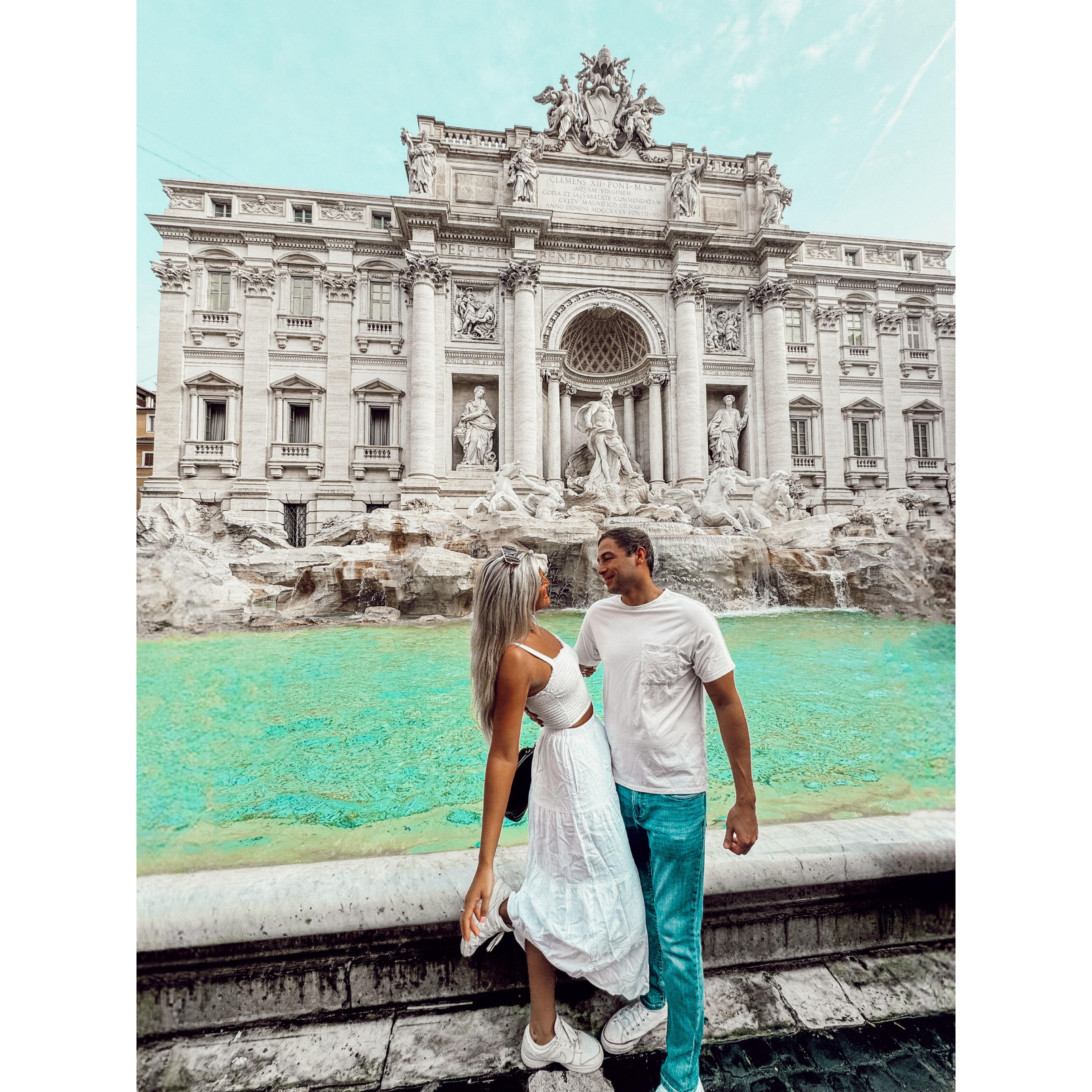 Rome, Italy together.