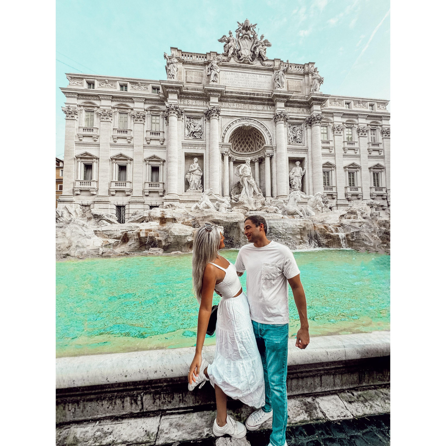 Rome, Italy together.