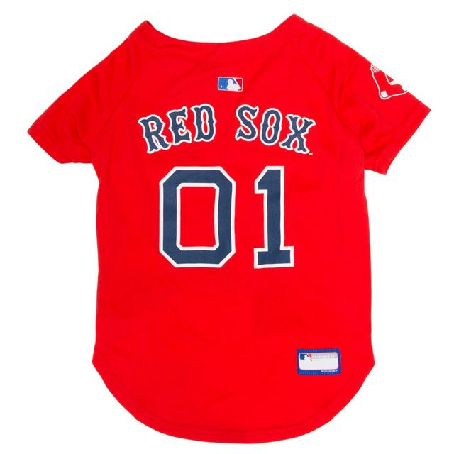 Boston Red Sox Pets First Pet Baseball Jersey - Red XL