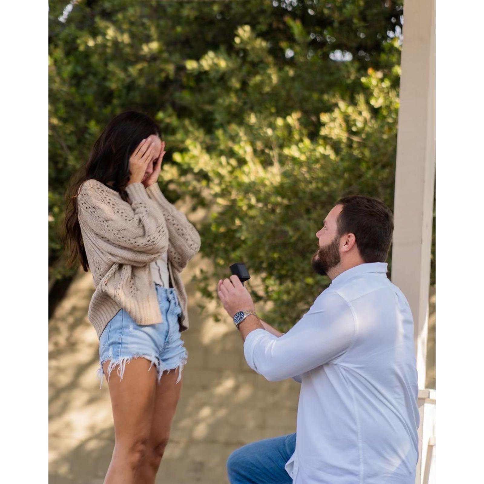 Right before I said "Yes!!"