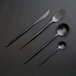 4-Piece LEKOCH Flatware Set, Black