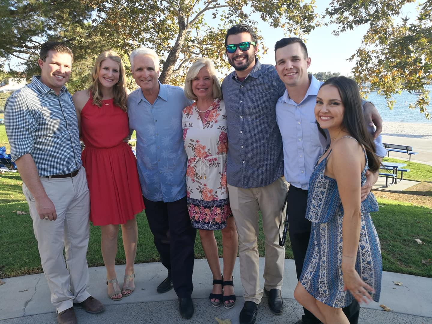 Silveri family at cousin Julia’s wedding