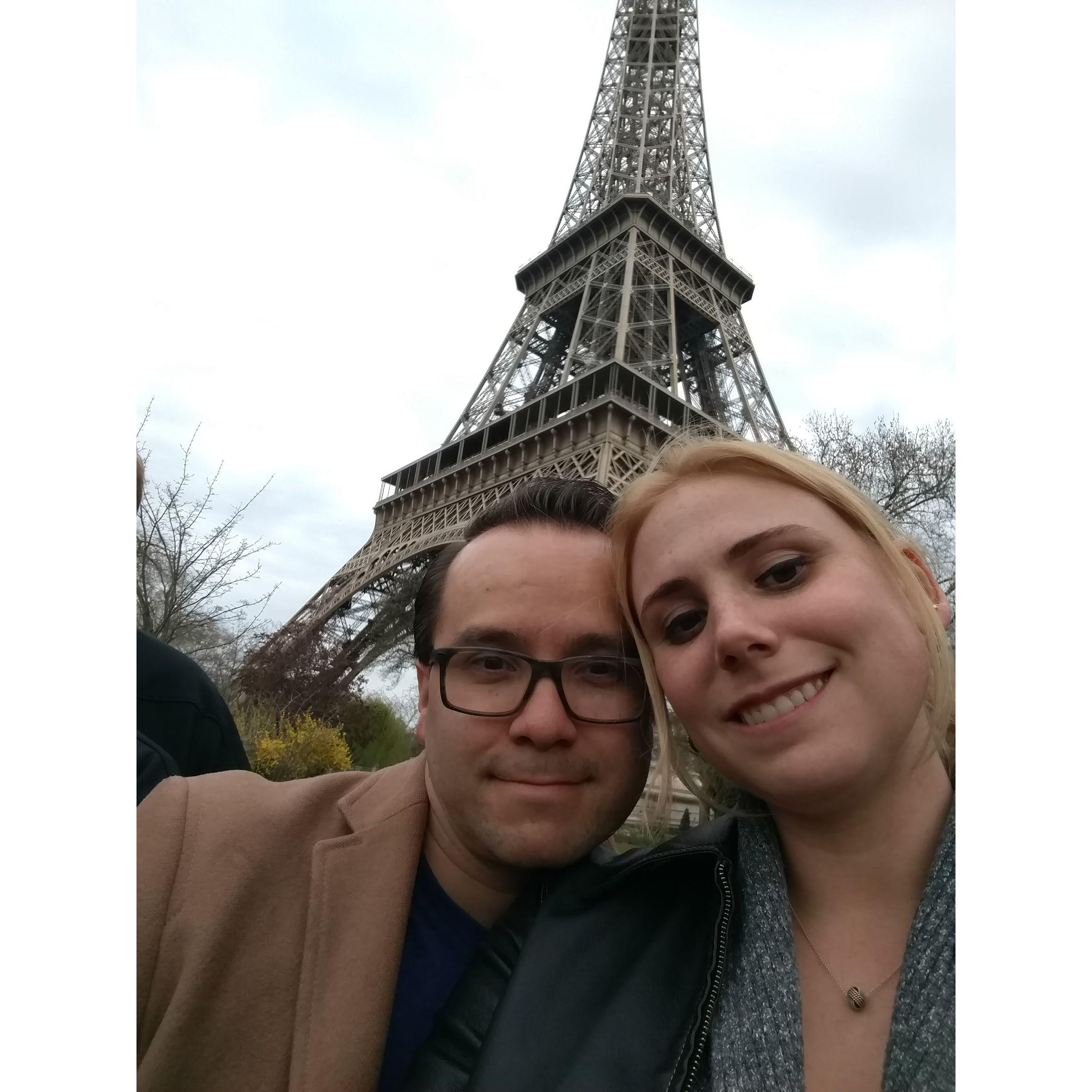 Paris- right before we got engaged in 2016