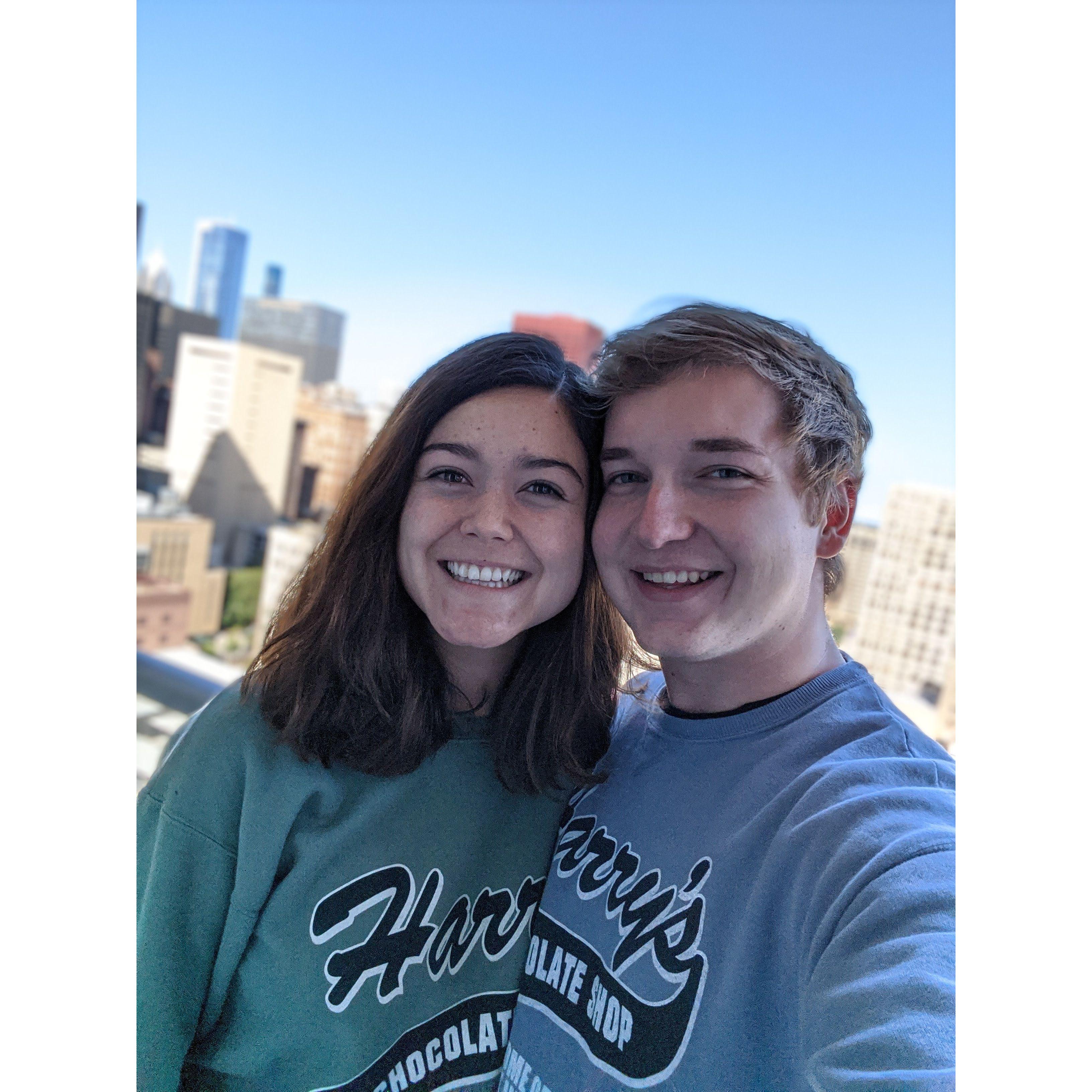 One of Owen's early visits to Chicago when we were long distance