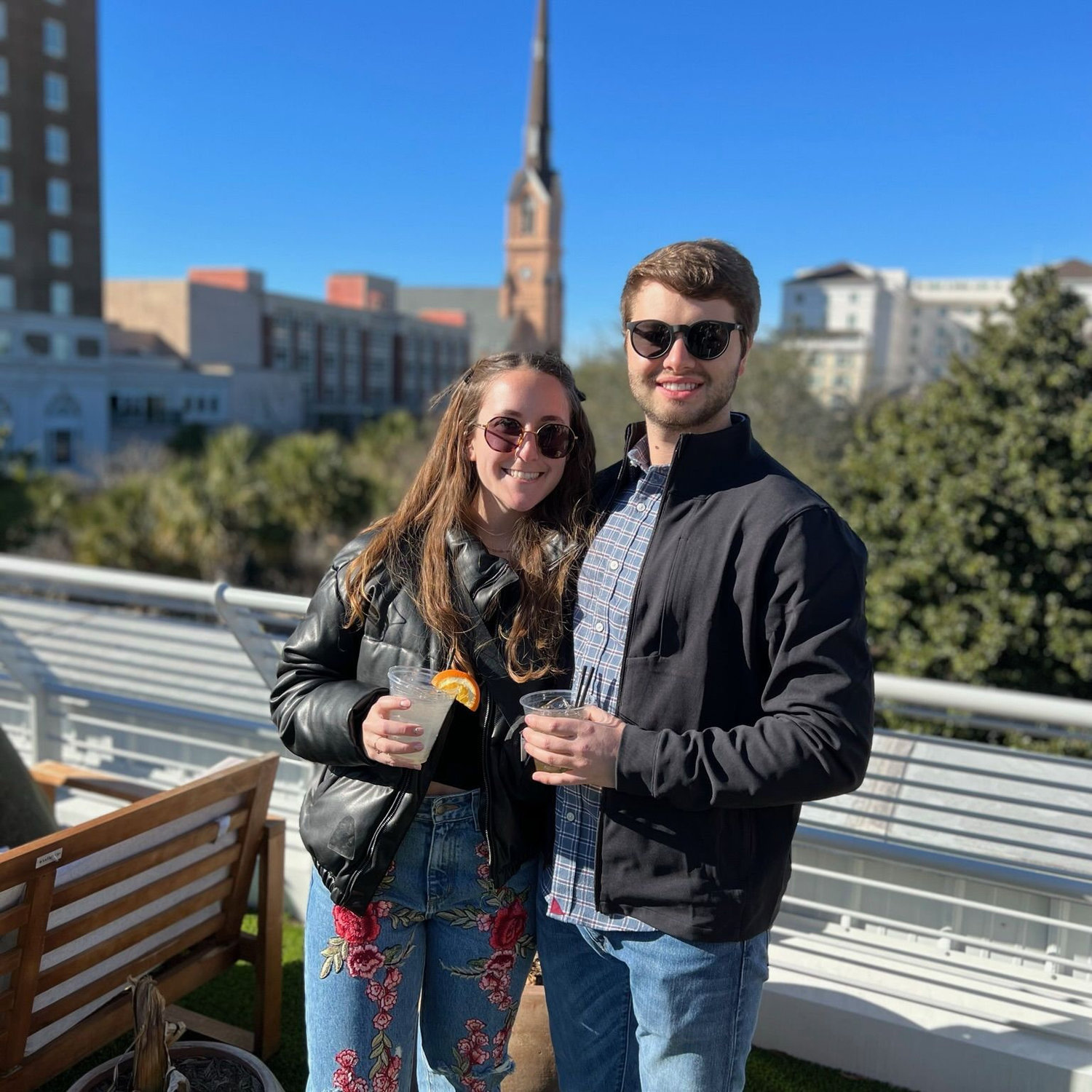 After we ran our half marathon in Charleston, SC