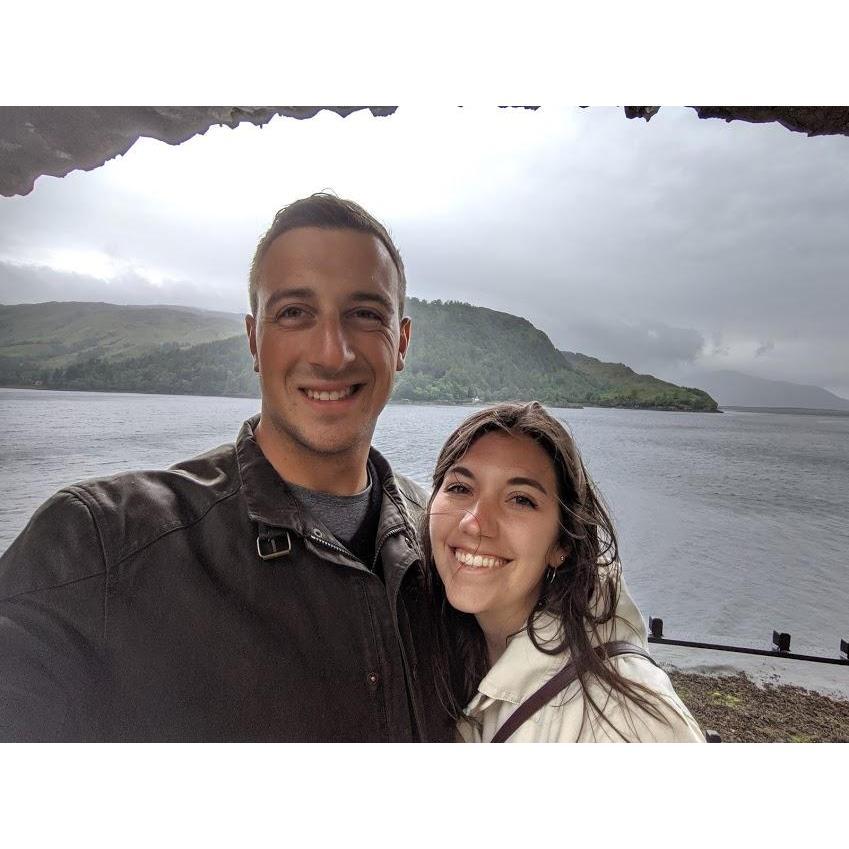 Eilean Donon Castle (again) on our trip to the Highlands when moving Yen to Scotland - 2018