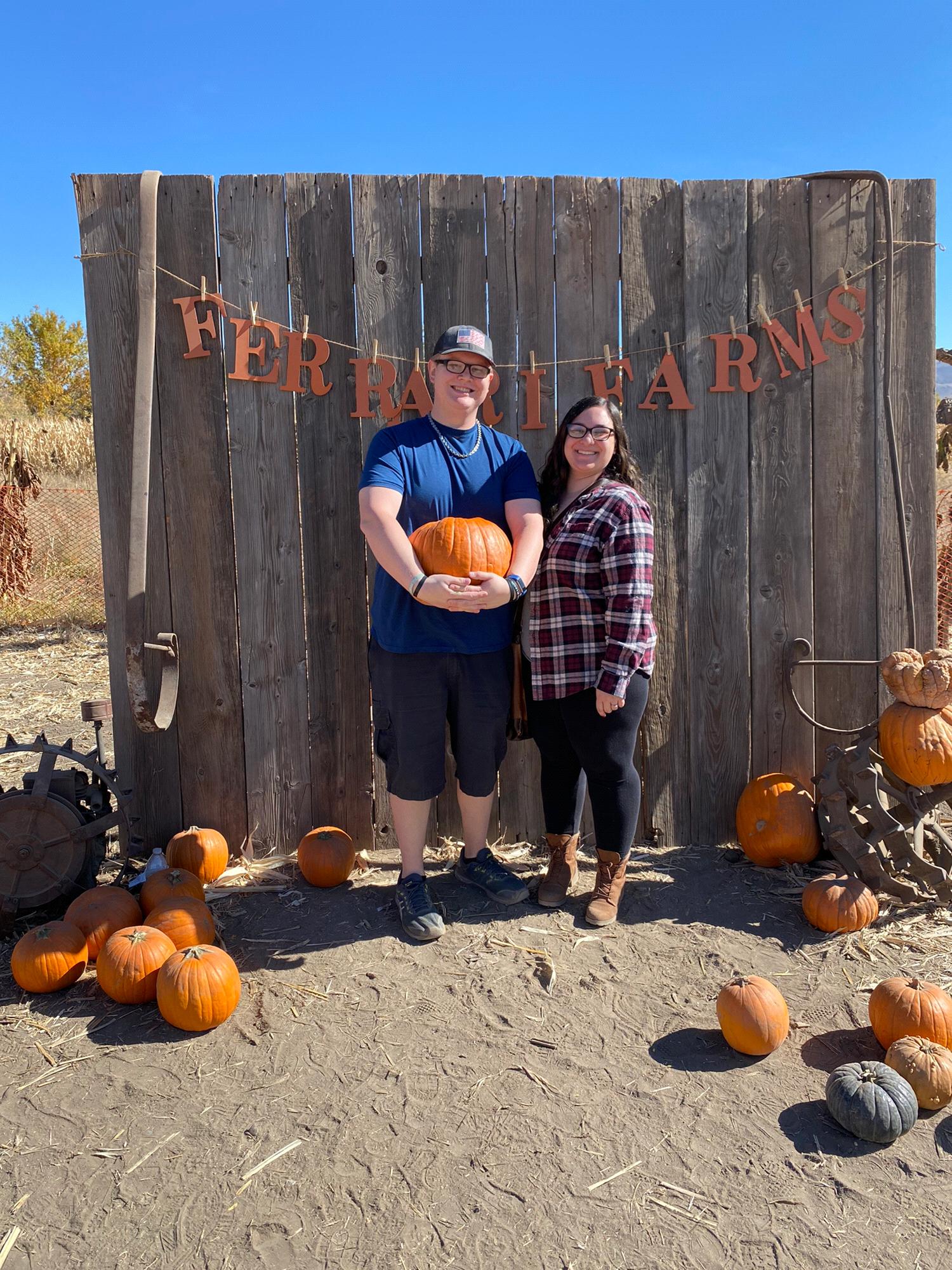 Our trip to the pumpkin patch! We got some pretty sizeable ones this time!