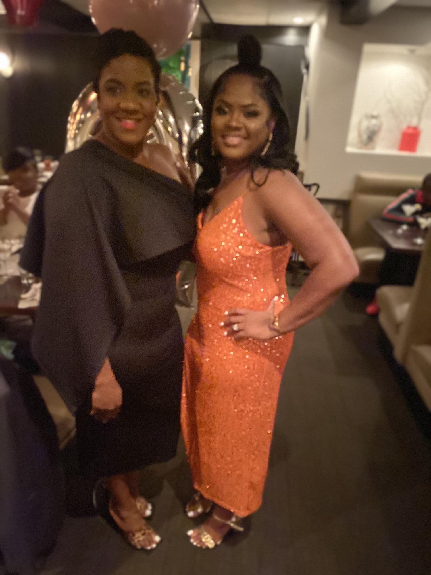 Bridesmaid Moniqua @ my 40th Birthday Dinner!