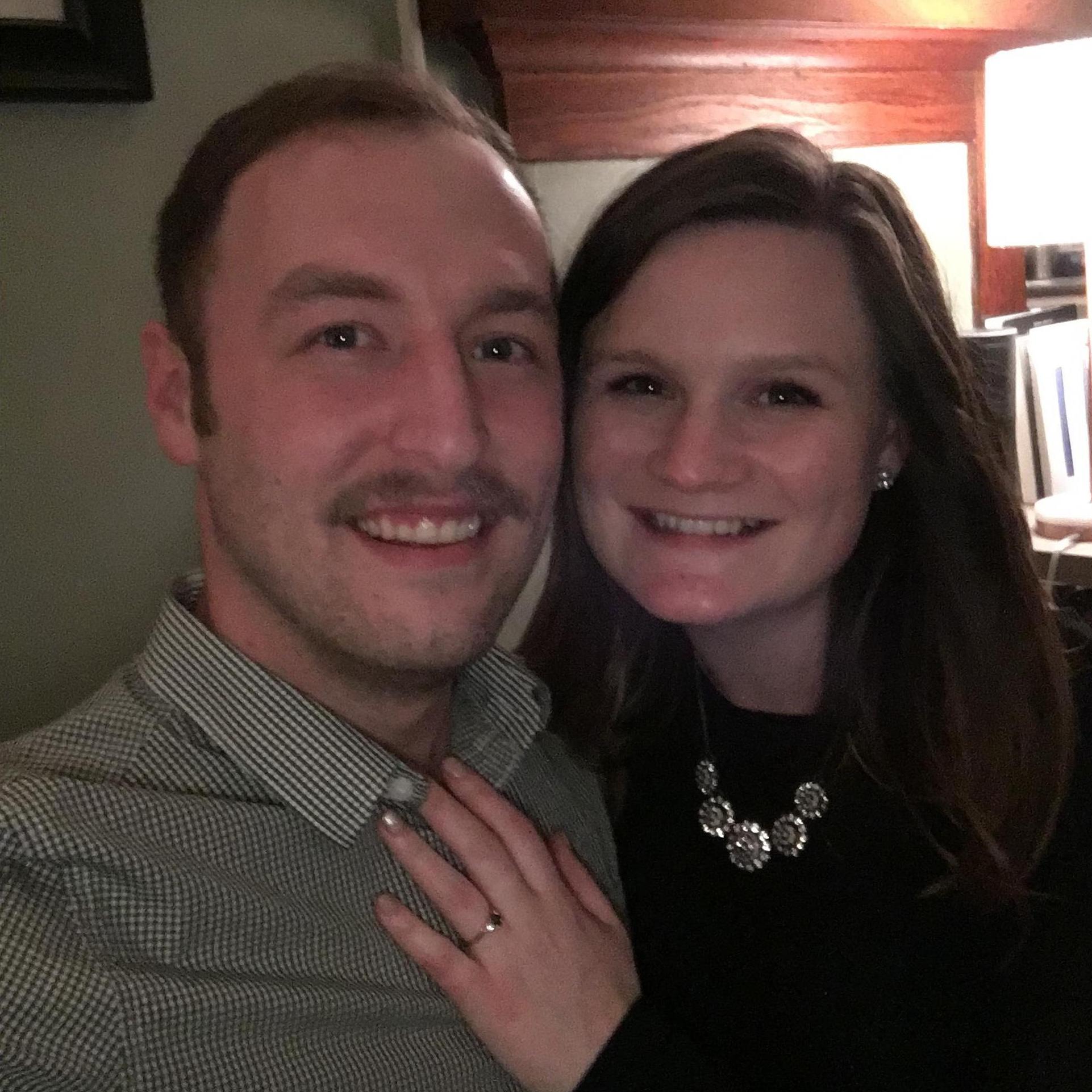 The night we decided to spend the rest of our lives together!