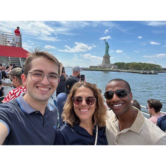 We love New York! We were almost late for this cruise around Manhattan lol!