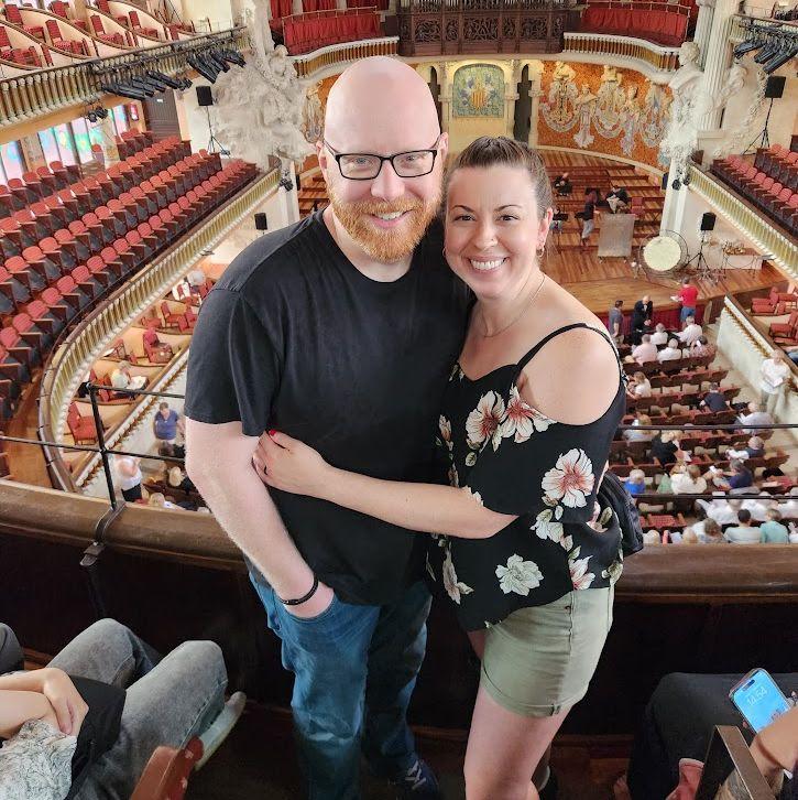 The music palace in Spain