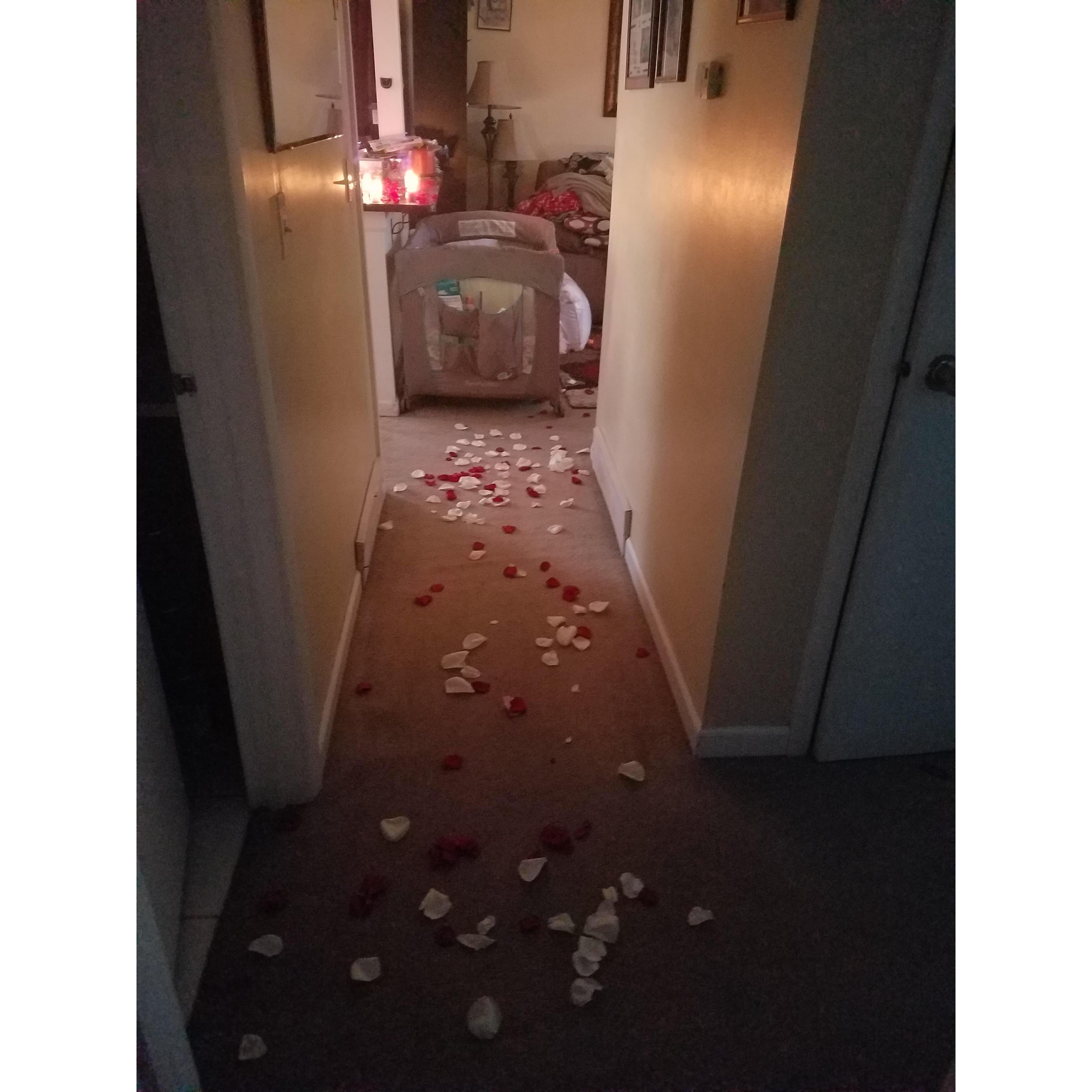 What I woke up to the day we got engaged, March 3rd, 2018